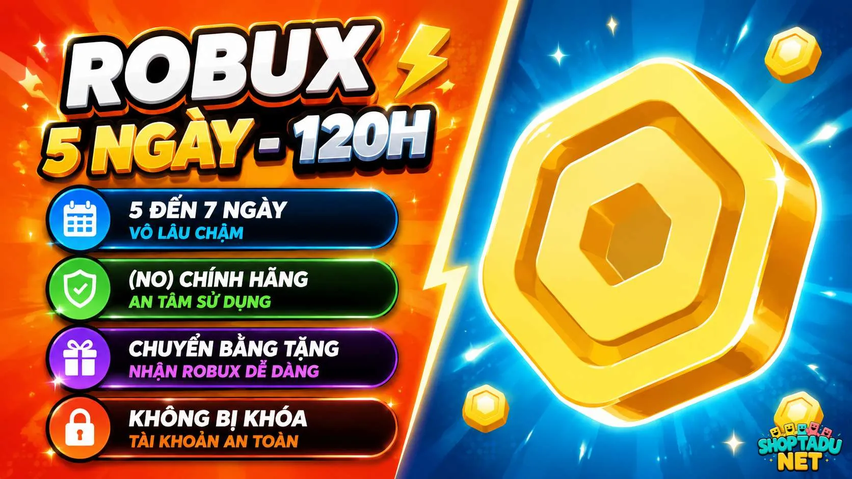 ROBUX 120H (GAMEPASS)