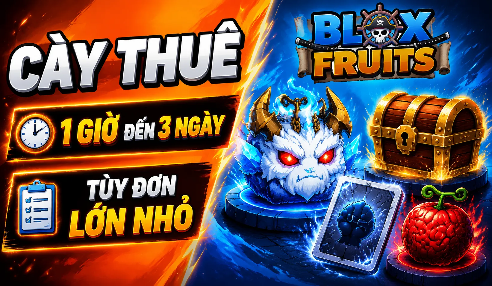 Cày Blox Frutis - Tia Chớp