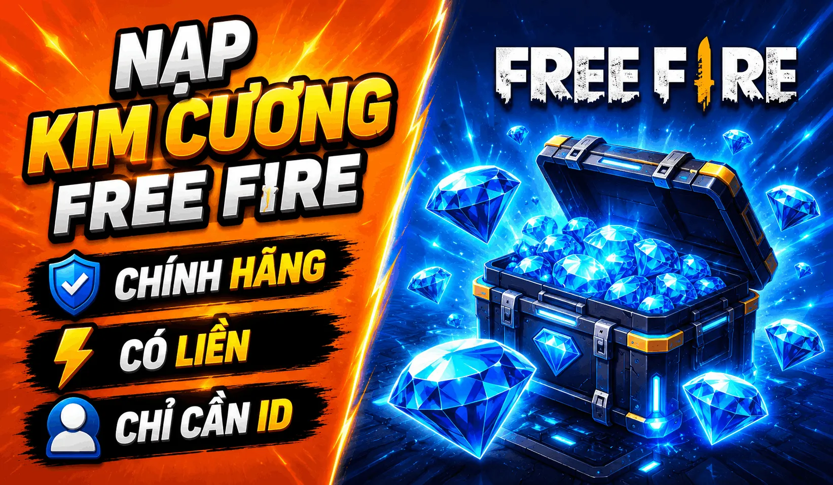 NẠP HỘ KIM CƯƠNG (BANK RẺ HƠN)
